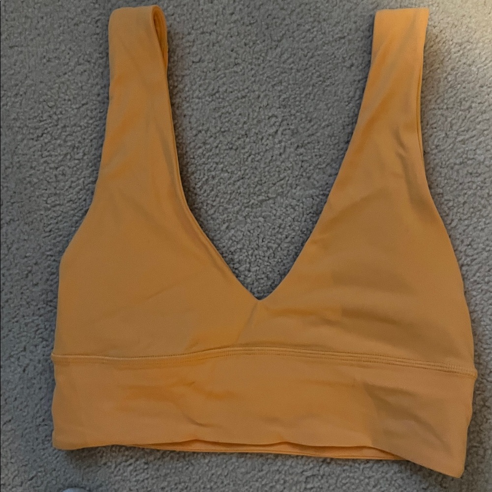 lululemon athletica Orange Tank Top